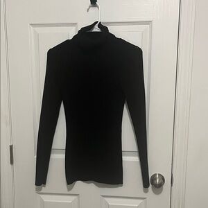 White House Black Market Black Turtleneck